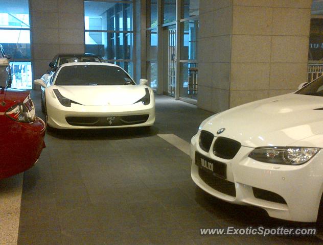 Ferrari 458 Italia spotted in Bukit Bintang KL, Malaysia