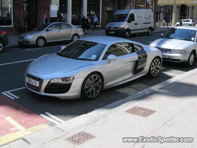 Audi R8 spotted in Glasgow, United Kingdom