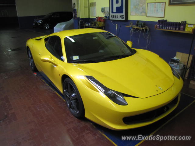 Ferrari 458 Italia spotted in Montecatini, Italy