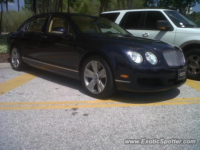 Bentley Continental spotted in Orlando, Florida