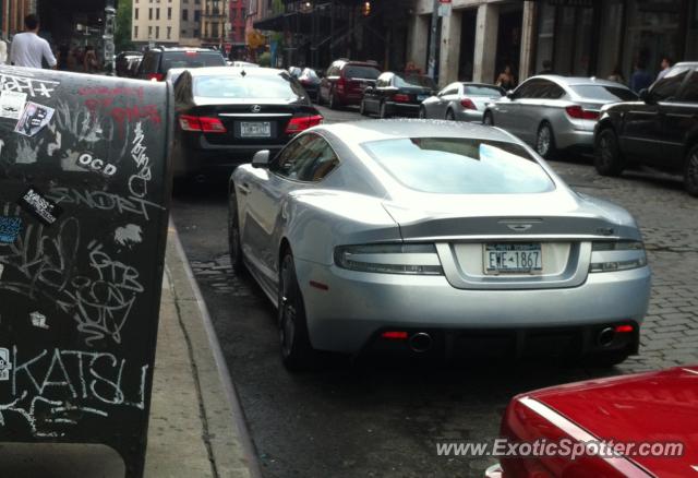 Aston Martin DBS spotted in New York City, New York