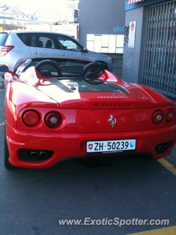 Ferrari 360 Modena spotted in Zurich, Switzerland