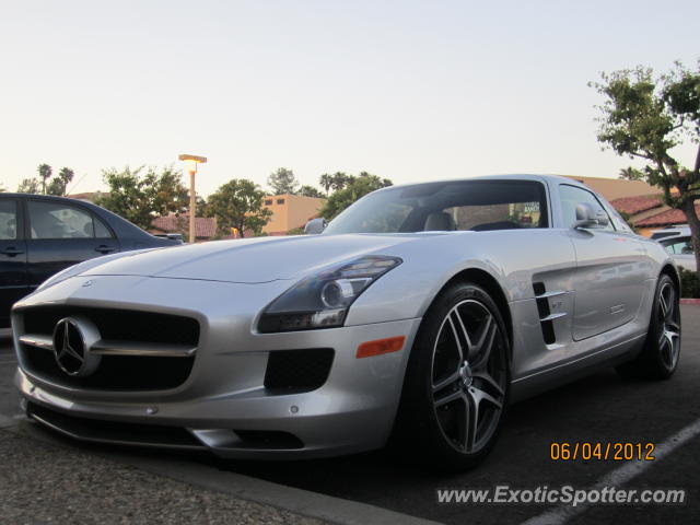 Mercedes SLS AMG spotted in Rancho Santa Fe, California