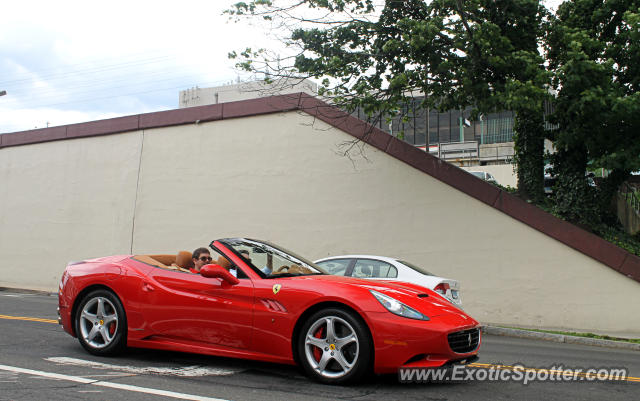 Ferrari California spotted in Greenwich, Connecticut