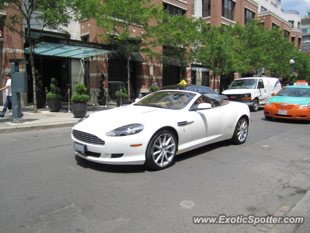 Aston Martin DB9 spotted in Toronto, Canada