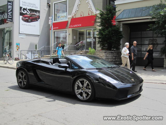 Lamborghini Gallardo spotted in Toronto, Canada