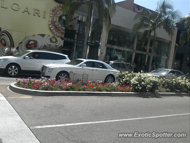 Rolls Royce Ghost spotted in Beverly Hills, California