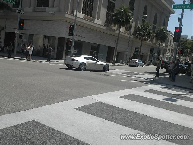 Aston Martin Vantage spotted in Beverly Hills, California