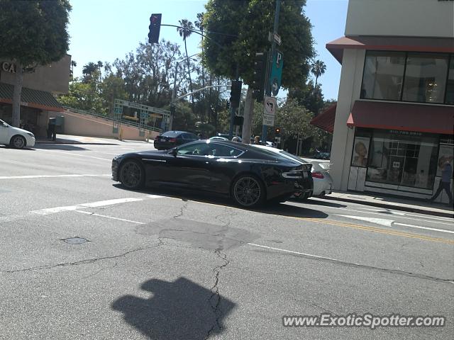 Aston Martin DBS spotted in Beverly Hills, California