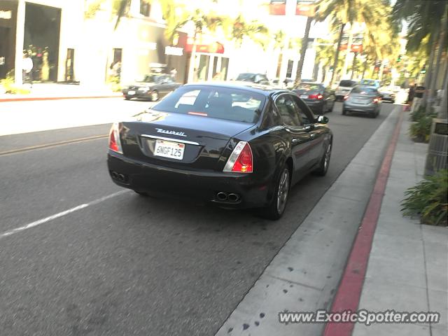 Maserati Quattroporte spotted in Beverly Hills, California