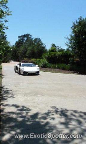 Lamborghini Aventador spotted in Houston, Texas