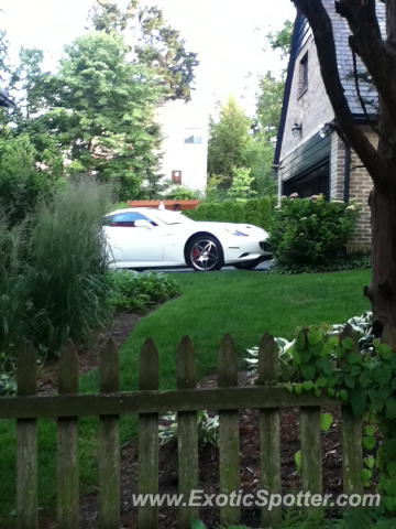 Ferrari California spotted in Easton PA, Pennsylvania