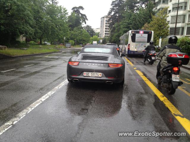 Porsche 911 spotted in Geneva, Switzerland