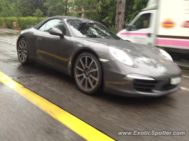 Porsche 911 spotted in Geneva, Switzerland