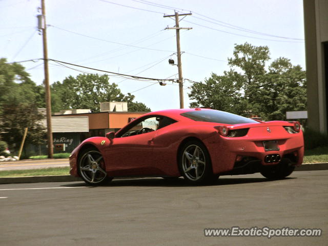 Ferrari 458 Italia spotted in St. Louis, Missouri