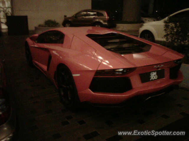 Lamborghini Aventador spotted in Hotel Maya KL, Malaysia