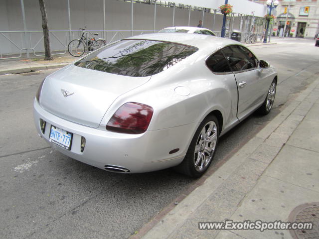 Bentley Continental spotted in Toronto, Canada