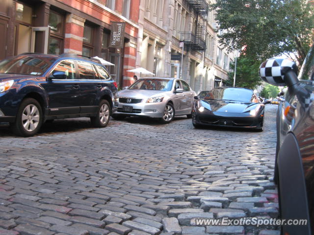 Ferrari 458 Italia spotted in Manhattan, New York