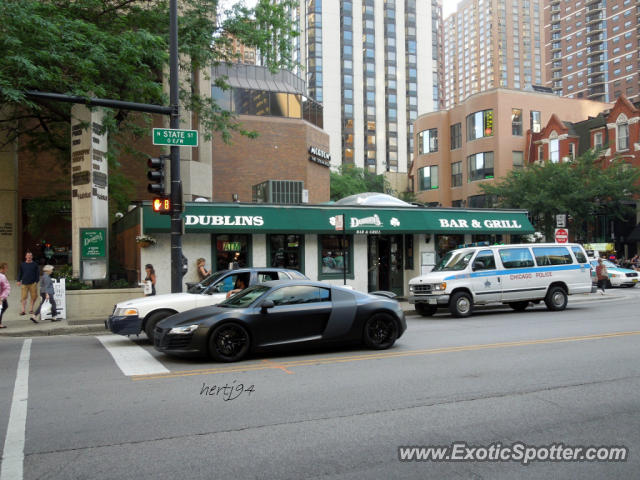 Audi R8 spotted in Chicago, Illinois