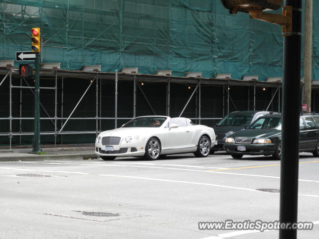 Bentley Continental spotted in Vancouver, BC, Canada