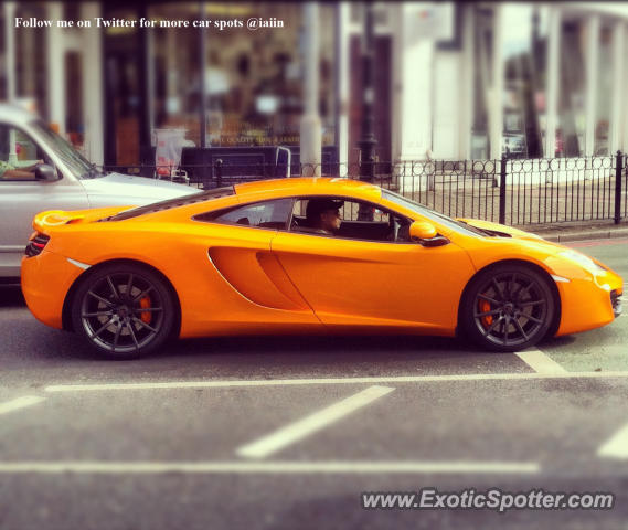 Mclaren MP4-12C spotted in London, United Kingdom