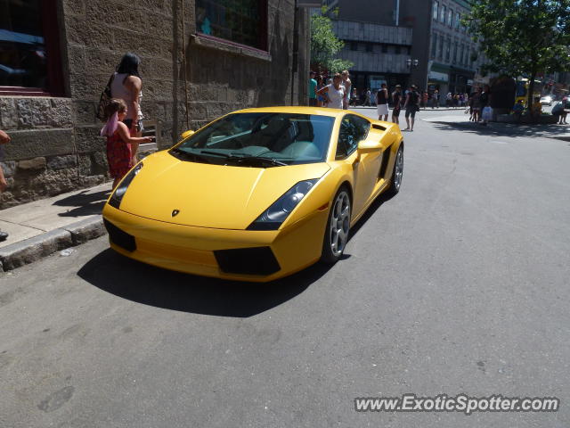 Lamborghini Gallardo spotted in Quebec, Canada