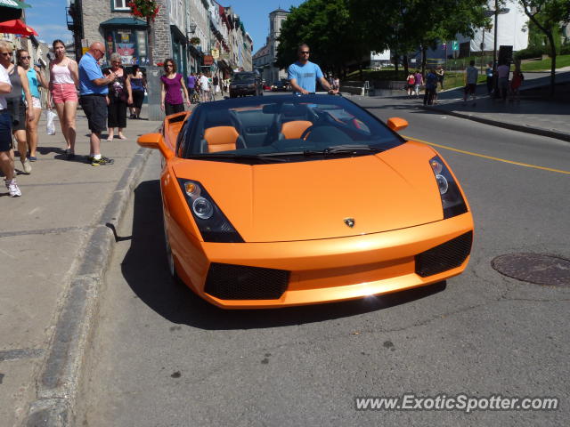 Lamborghini Gallardo spotted in Quebec, Canada