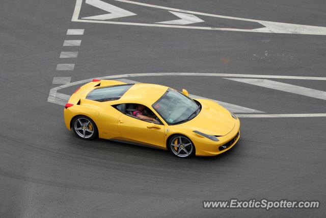 Ferrari 458 Italia spotted in Le Vigeant, France