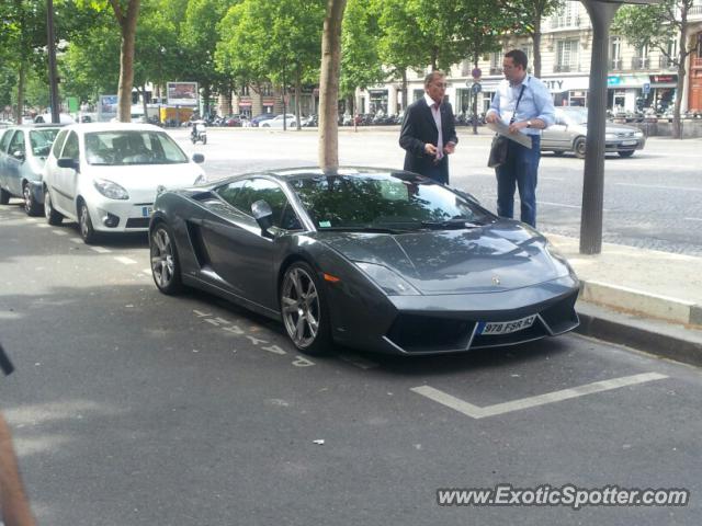 Lamborghini Gallardo spotted in Paris, France