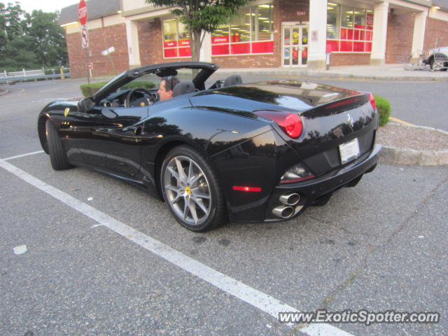 Ferrari California spotted in Cedar Grove, New Jersey