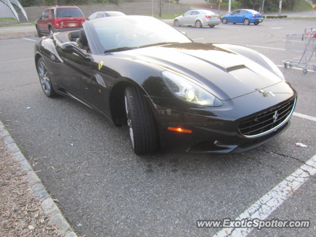 Ferrari California spotted in Cedar Grove, New Jersey