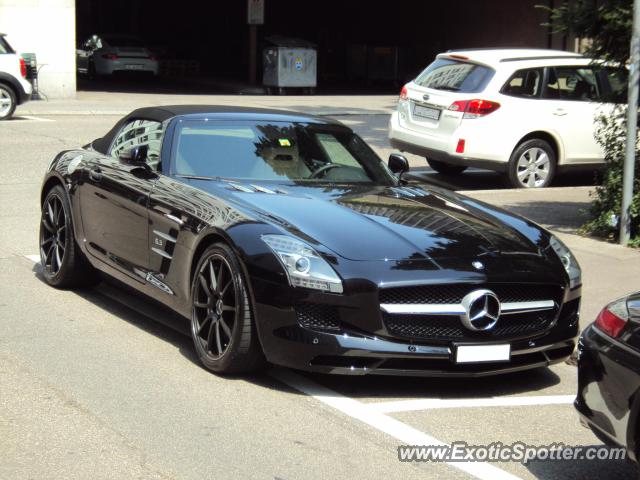 Mercedes SLS AMG spotted in Zurich, Switzerland