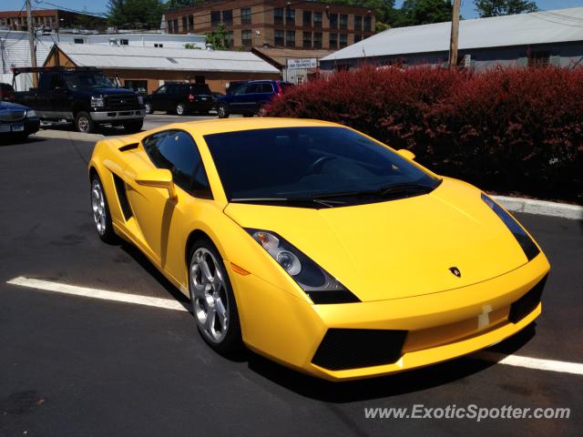 Lamborghini Gallardo spotted in New Canaan, Connecticut