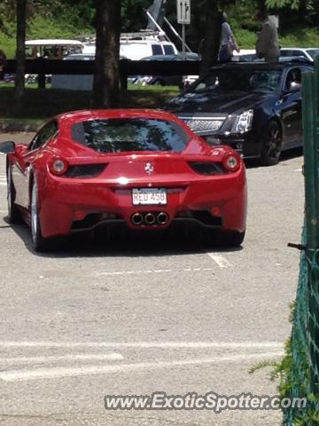 Ferrari 458 Italia spotted in Greenwich, Connecticut