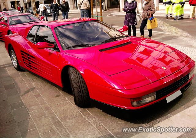 Ferrari Testarossa spotted in Oderzo, Italy