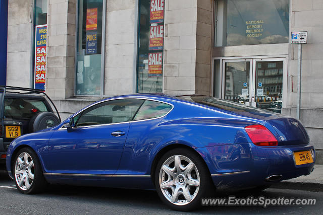 Bentley Continental spotted in Leeds, United Kingdom