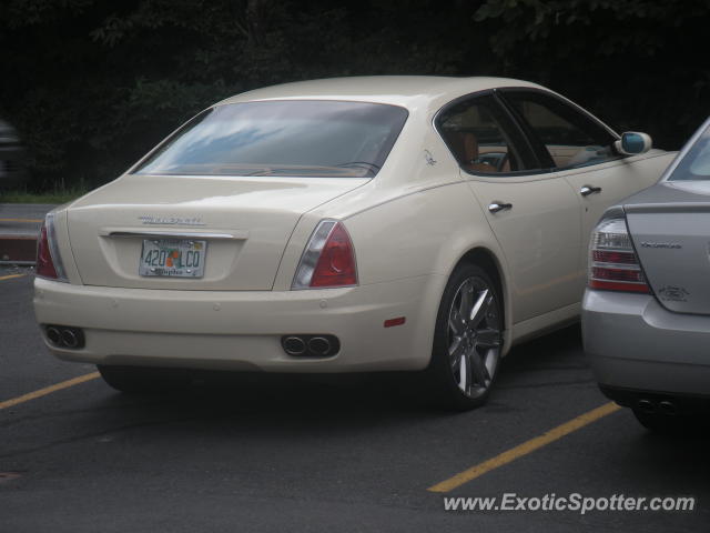 Maserati Quattroporte spotted in Banner Elk, North Carolina