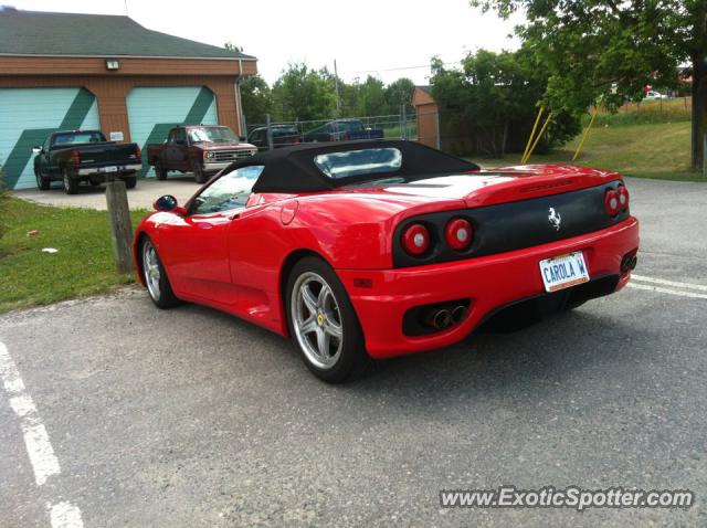 Ferrari 360 Modena spotted in Timmins, Canada