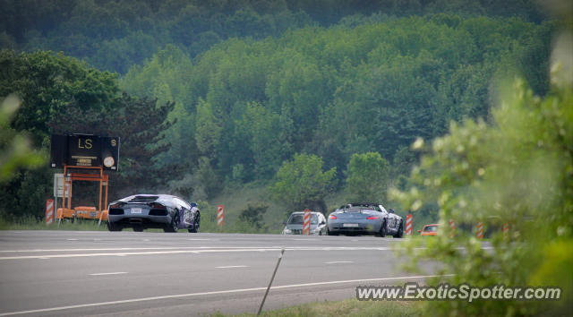 Lamborghini Aventador spotted in Binghamton, New York