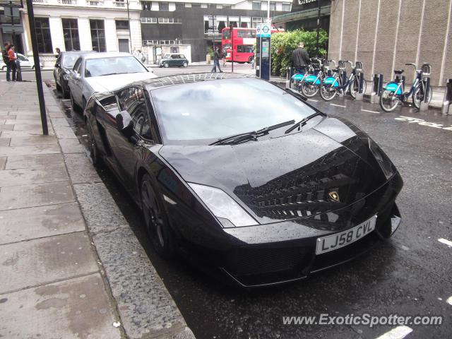 Lamborghini Gallardo spotted in London, United Kingdom