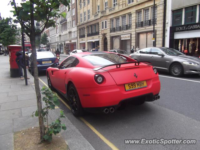 Ferrari 599GTB spotted in London, United Kingdom