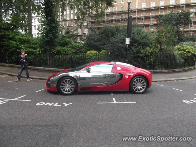 Bugatti Veyron spotted in London, United Kingdom