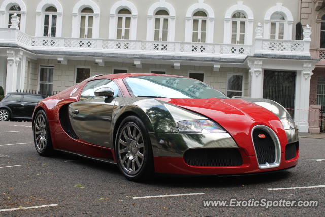 Bugatti Veyron spotted in London, United Kingdom