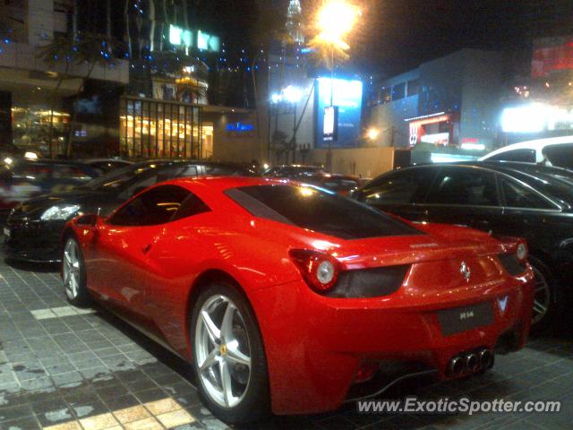 Ferrari 458 Italia spotted in Bukit Bintang KL, Malaysia