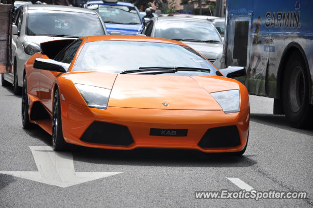 Lamborghini Murcielago spotted in Bukit Bintang KL, Malaysia