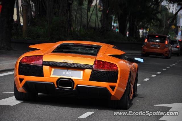 Lamborghini Murcielago spotted in Bukit Bintang KL, Malaysia