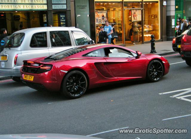 Mclaren MP4-12C spotted in London, United Kingdom