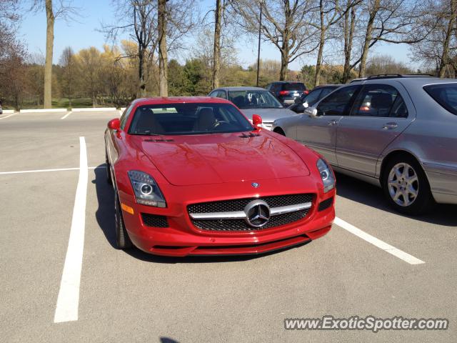 Mercedes SLS AMG spotted in Ancaster, Canada