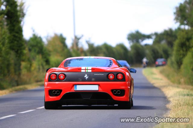 Ferrari 360 Modena spotted in Le Vigeant, France