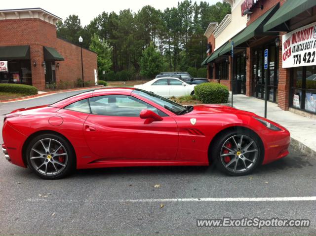 Ferrari California spotted in Kennesaw, Georgia